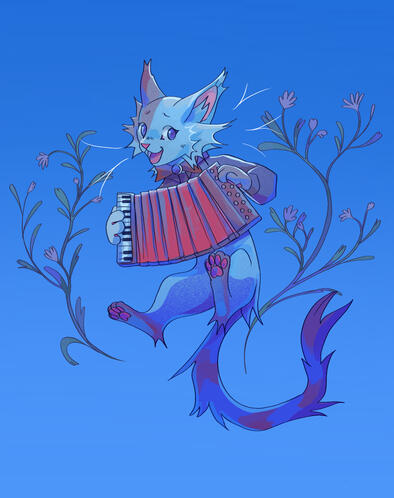 Full body OC (prop and simple bg)