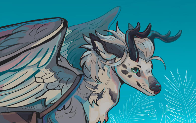 Head shot w/ OC by Aposterous (simple bg)