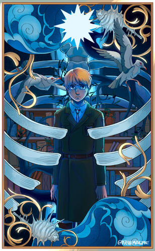 Half body OC (full bg)